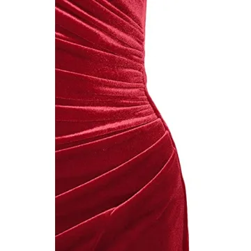 Joukavor Women's Vintage Ruched Bodycon Cocktail Dress