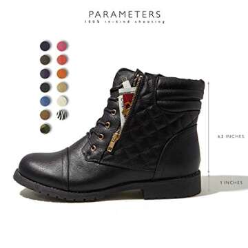 DailyShoes Women's Ankle Boots Combat Booties Low Heel Lace Up Zippered Pocket Thin Short Sexy Fashion Toe Zipper Party Dress Shoes Exclusive Credit Card Bootie Susan-01 Black Pu 5