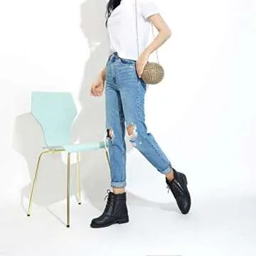 DailyShoes Women's Ankle Boots with Zippered Pocket