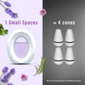 Febreze Small Spaces Air Freshener, Light Lavender, 2 Count
