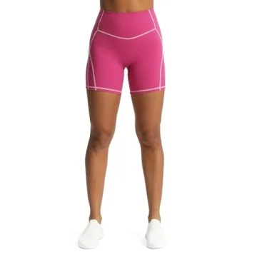 Aoxjox Workout Biker Shorts - Tummy Control & Comfort