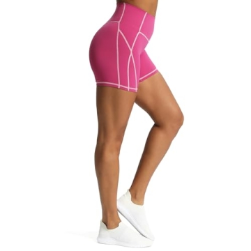 Aoxjox Workout Biker Shorts - Tummy Control & Comfort