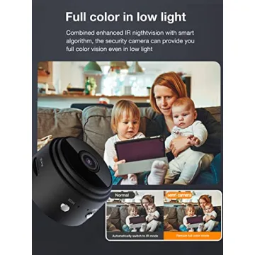 senri Mini Security Camera 1080P HD for Home Monitoring