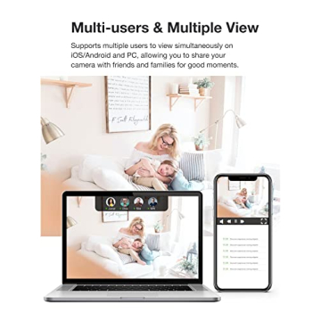 senri Mini Security Camera 1080P HD for Home Monitoring