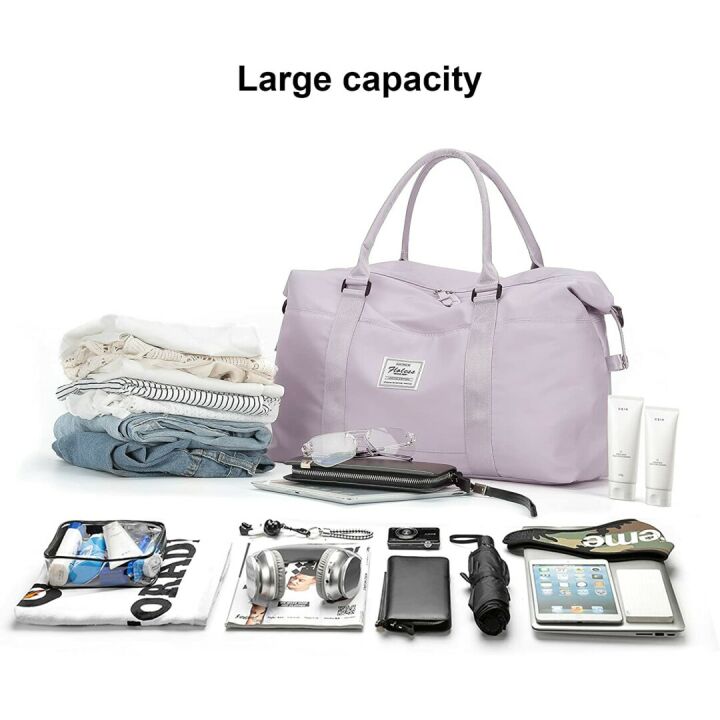 Chic Women's Sports Tote Gym Duffel Bag for Travel