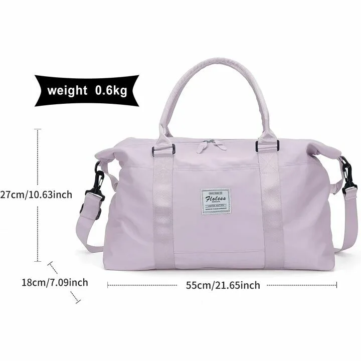 Chic Women's Sports Tote Gym Duffel Bag for Travel