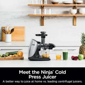 Ninja Cold Press Juicer Pro - Compact Nutrient-Rich Juicer