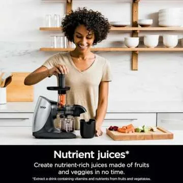Ninja Cold Press Juicer Pro - Compact Nutrient-Rich Juicer