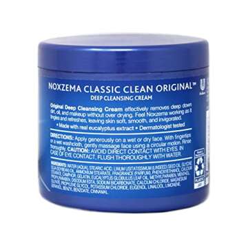 NOXZEMA Deep Cleansing Cream, 12 Ounce (Pack of 2)