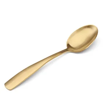 Bysta 20-Piece Matte Gold Stainless Steel Flatware Set