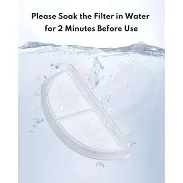 Homerunpet Pet Fountain Filters Replacement for Wireless Pumps Cat Water Fountain Dog Water Dispenser WF20/CF20/BF10