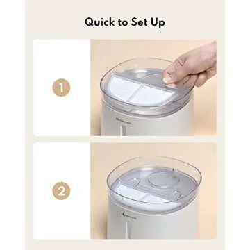 Homerunpet Pet Fountain Filters Replacement for Wireless Pumps Cat Water Fountain Dog Water Dispenser WF20/CF20/BF10