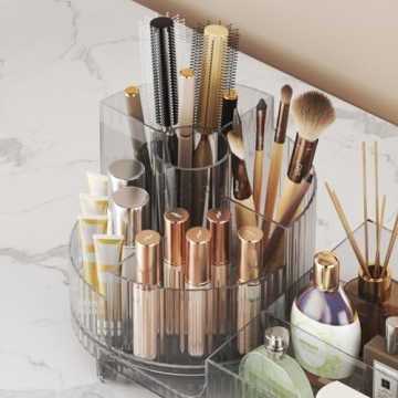 Large Capacity Rotating Makeup Organizer for Gifts