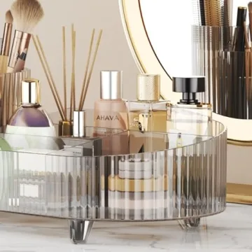 Large Capacity Rotating Makeup Organizer for Gifts