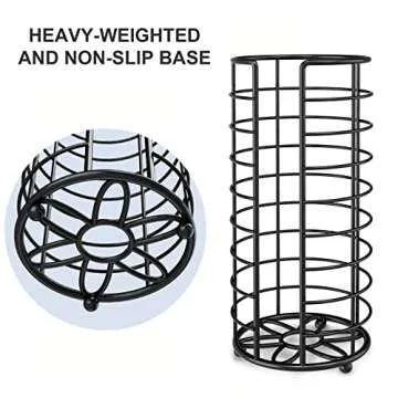 Kerisgo Toilet Paper Holder Stand for Modern Bathrooms