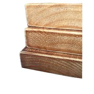 Stylish WGX Wood and Metal Wine Rack Serving Cart