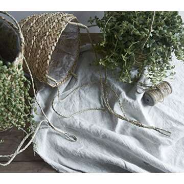 Natural Seagrass Hanging Planter for Indoor Plants