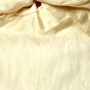 Dikoaina Women's Shaggy Faux Fur Coat for Winter Events