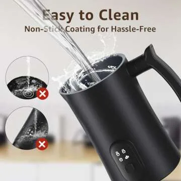 4-in-1 Electric Milk Frother for Lattes and More