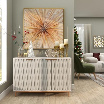 CosmoLiving Aluminum Metal Candle Holder Set in Gold