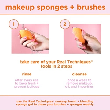 Real Techniques Miracle Powder Sponge 2 Count for a Flawless Finish