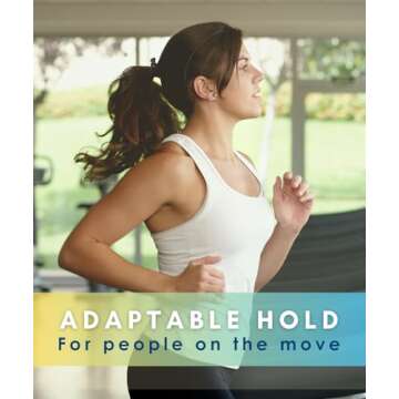 Bunzee Bands - Plush Knit Soft Hair ties - Patented Adjustable Ponytail Holders [2 Count, Black]