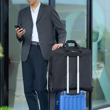 Amazon Basics Premium Travel Garment Bag for Suits & Dresses