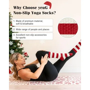 Non-Slip Grip Yoga Socks for Women - Perfect Gift Choice