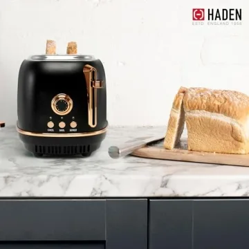 Haden Heritage 2-Slice Toaster Adjustable Browning Black Copper