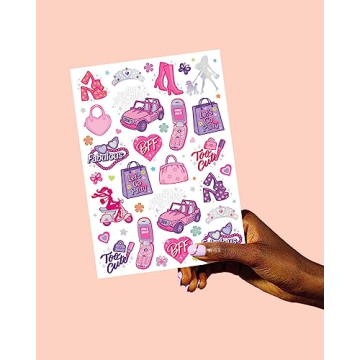 xo, Fetti Pink Temporary Tattoos for Fun Parties and Favors