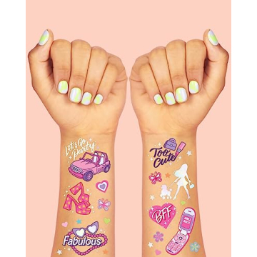 xo, Fetti Pink Temporary Tattoos for Fun Parties and Favors