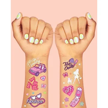 xo, Fetti Pink Temporary Tattoos for Fun Parties and Favors