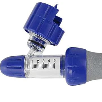 YUELY 5ml Veterinary Injector Adjustable and Continuous Automatic Self Refill Syringe for Livestock Cattle Chicken Sheep Pig