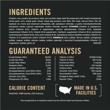 Purina Pro Plan Sport Development Large Breed 30/18 Chicken and Rice High Protein Dog Food Puppy Formula - 35 lb. Bag