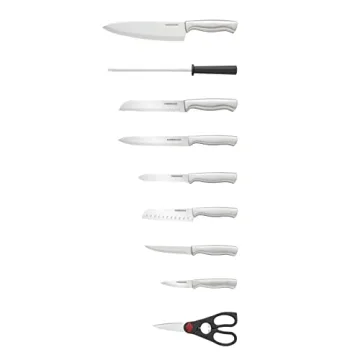 Farberware 15-Piece High-Carbon Knife Set - Sharp & Sleek