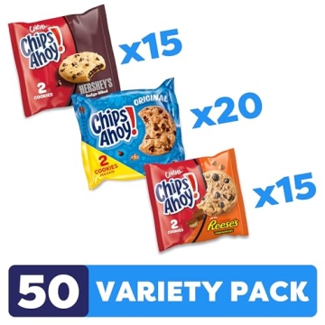 CHIPS AHOY! Cookie Variety Pack - 50 Snacks