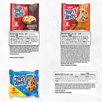 CHIPS AHOY! Cookie Variety Pack - 50 Snacks