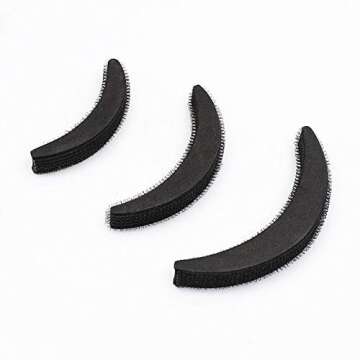 LOVEF 6Pcs Charming Fringe BUMP IT UP Volume Inserts Do Beehive Styler Clip Stick Tool Magic Hair Base Comb Princess Party Prom Accessories