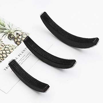 LOVEF 6Pcs Charming Fringe BUMP IT UP Volume Inserts Do Beehive Styler Clip Stick Tool Magic Hair Base Comb Princess Party Prom Accessories