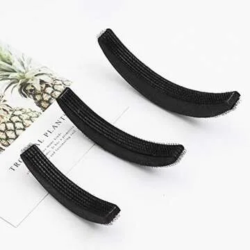 LOVEF 6Pcs Charming Fringe BUMP IT UP Volume Inserts Do Beehive Styler Clip Stick Tool Magic Hair Base Comb Princess Party Prom Accessories