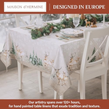 Maison d' Hermine 100% Cotton Tablecloth for Holidays