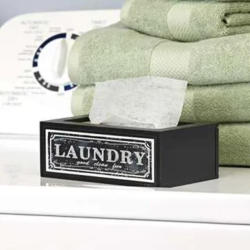 Farmhouse Dryer Sheet Holder for Charming Laundry Spaces