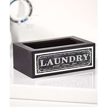 The Lakeside Collection Farmhouse Laundry Softener Dispenser Cover - Good Clean Fun