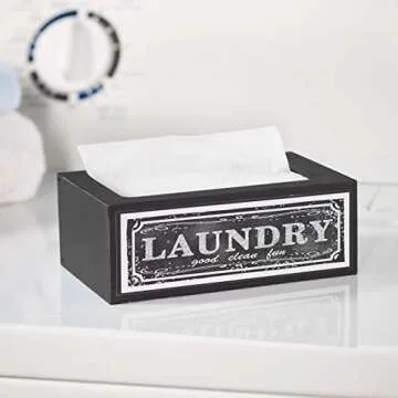 Farmhouse Dryer Sheet Holder for Charming Laundry Spaces