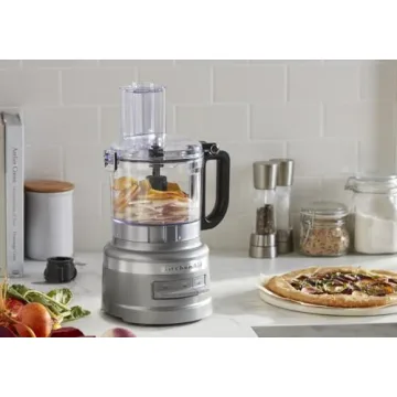 Compact 7 Cup KitchenAid Food Processor in Silver
