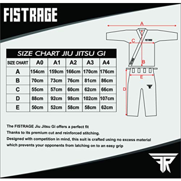 FISTRAGE Premium Jiu Jitsu Gi for Men & Women|Comfort & Quality