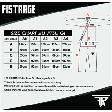 FISTRAGE Premium Jiu Jitsu Gi for Men & Women|Comfort & Quality
