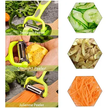 URBEST 3-In-1 Vegetable Peeler for Effortless Food Prep