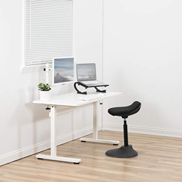 VIVO Height Adjustable Crank Sit Stand Office Desk