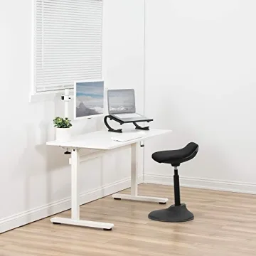 VIVO Height Adjustable Crank Sit Stand Office Desk